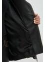 Kožená bunda By Malene Birger dámska, hnedá farba, prechodná,