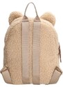Beagles Béžový detský huňatý ruksak "Winnie"