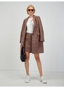 Women's brown plaid skirt with wool Tommy Hilfiger - Women