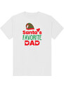 paradoo Pánske tričko "Santa's favorite dad"