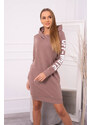 Fashionweek Športové šaty s kapucňou OFF WHITE K62072