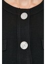 Kardigán MICHAEL Michael Kors dámsky, čierna farba, tenký