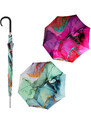 Doppler Long AC Carbonsteel MARBLE - dámsky holový dáždnik ružová