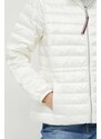Páperová bunda Tommy Hilfiger dámska, biela farba, prechodná
