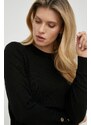 Vlnený sveter MICHAEL Michael Kors dámsky, čierna farba, tenký