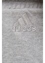 Bavlnené šortky adidas pánske, šedá farba, IC9403