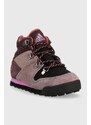 Detské topánky adidas Performance fialová farba