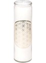 Phoenix Import Yogi & Yogini vonná sviečka s esenciálnymi olejmi Kvet života 21 cm
