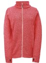 2117 NOSSEN - womens full opening flatfleece hoodie - Coral