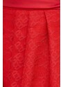 Sukňa Pinko červená farba, mini, áčkový strih