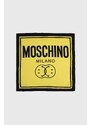 Hodvábna vreckovka Moschino x Smiley žltá farba