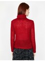Koton Women's Red Turtleneck Sweater