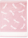 Zwoltex Unisex's Dish Towel Ważki Pink/Pattern