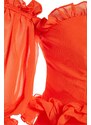 Dámske oblečenie Trendyol TPRSS22AE00047/Orange