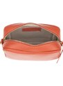 Oranžová kožená talianska crossbody kabelka Bala Arancione s prídavným pruhom II NovaKabelka.sk