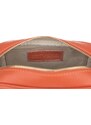 Oranžová kožená talianska crossbody kabelka Bala Arancione s prídavným pruhom II NovaKabelka.sk