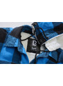 BRANDIT bunda Lumberjacket hooded Čierno-modrá