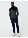 Koton Turtleneck Knitwear Sweater Color Block