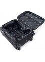 Rogal Sivo-čierna sada 3 objemných textilných kufrov "Golem" - veľ. M, L, XL