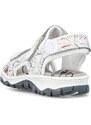 Dámske sandále RIEKER 68872-90 biela S4