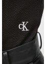 Body Calvin Klein Jeans dámske, čierna farba, s polorolákom