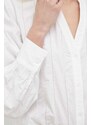 Bavlnená košeľa Tommy Hilfiger dámska, biela farba