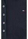Polo tričko Tommy Hilfiger dámsky, tmavomodrá farba, WW0WW37820
