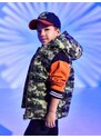 Koton Puffer Vest Camouflage Patterned Hooded