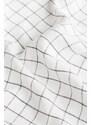 Magic Linen Ľanové obliečky sada (3ks) Charcoal grid