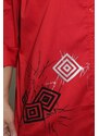 Turecko Klasická košeľa s aplikáciou - červená