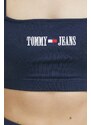 Top Tommy Jeans dámsky, tmavomodrá farba