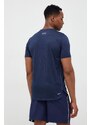 Bežecké tričko New Balance Impact tmavomodrá farba, s potlačou