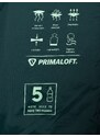 4F Pánska trekingová zatepľovacia bunda s recyklovanou výplňou PrimaLoft Black Eco