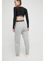 Bavlnené nohavice Calvin Klein Underwear šedá farba, melanžové, 000QS6943E