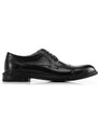 Wittchen Čierne kožené topánky pre pánov