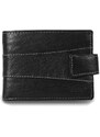 Lagen Čierna pánska kožená peňaženka na šírku (PPN262)