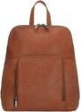 Beagles Hnedý elegantný ruksak z pravej kože „Santa Lucia“
