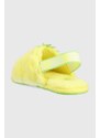 Detské papuče UGG žltá farba