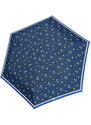 Knirps Rookie Manual Triple Blue - ľahký skladací dáždnik čierna