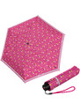 Knirps Rookie Manual Triple Pink - ľahký skladací dáždnik čierna