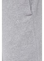 Bavlnené šortky adidas šedá farba, IC9816