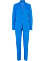 bonprix Nohavicový oblek (2-dielna sada), farba modrá