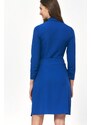 Nife Modré zavinovacie šaty S223