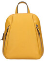 Dámsky kožený batoh Katana Eliabet - žltá
