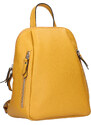 Dámsky kožený batoh Katana Eliabet - žltá