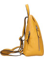 Dámsky kožený batoh Katana Eliabet - žltá