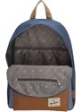 Beagles Modrý vodeodolný školský ruksak „Smile“