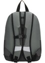 Beagles Sivo-zelený vodeodolný školský ruksak „Smile“