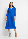 bonprix Midi šaty z recyklovaného polyesteru, farba modrá, rozm. 36