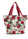 Nákupná taška cez rameno Reisenthel Shopper M Garden white